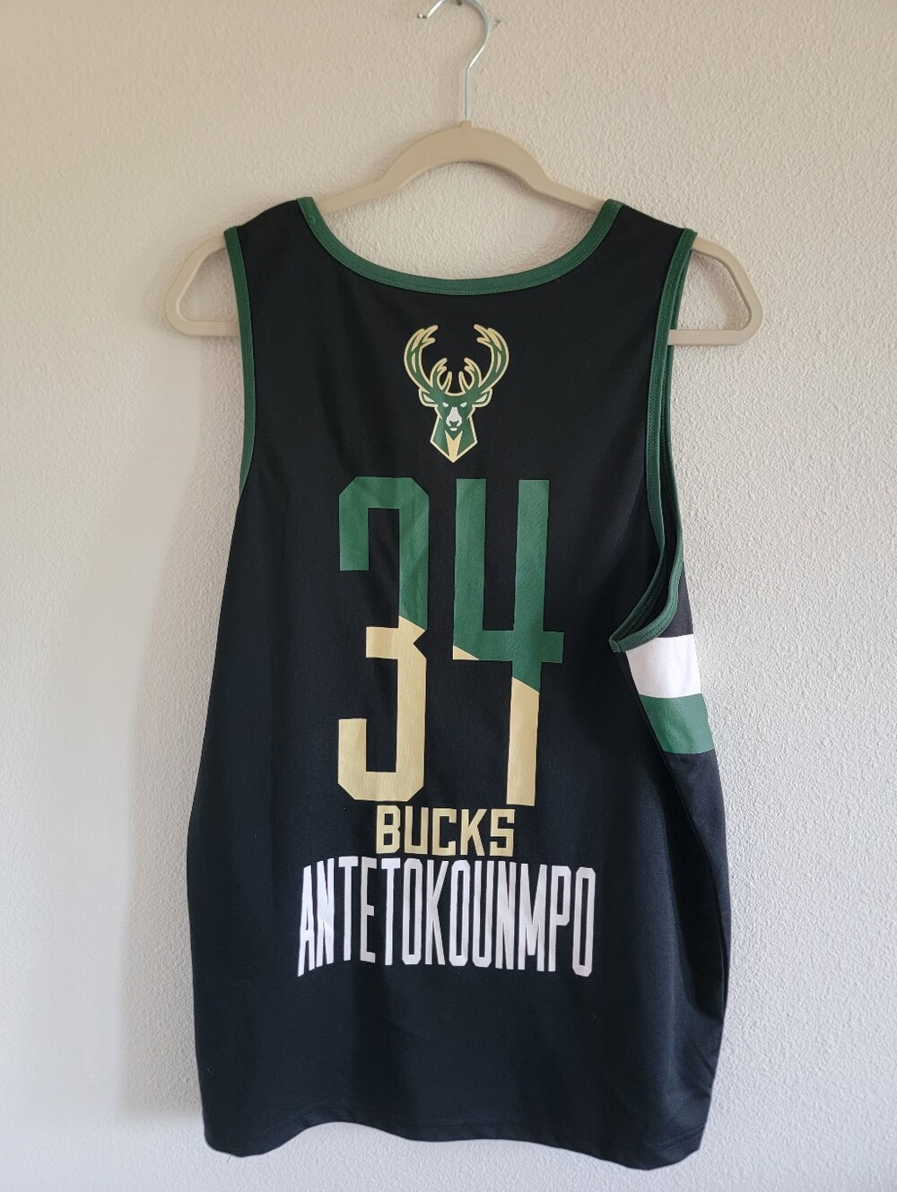 NBA Milwaukee Bucks Giannis Antetokounmpo 34 Jersey Tank Top Size Medium - Picture 2 of 4